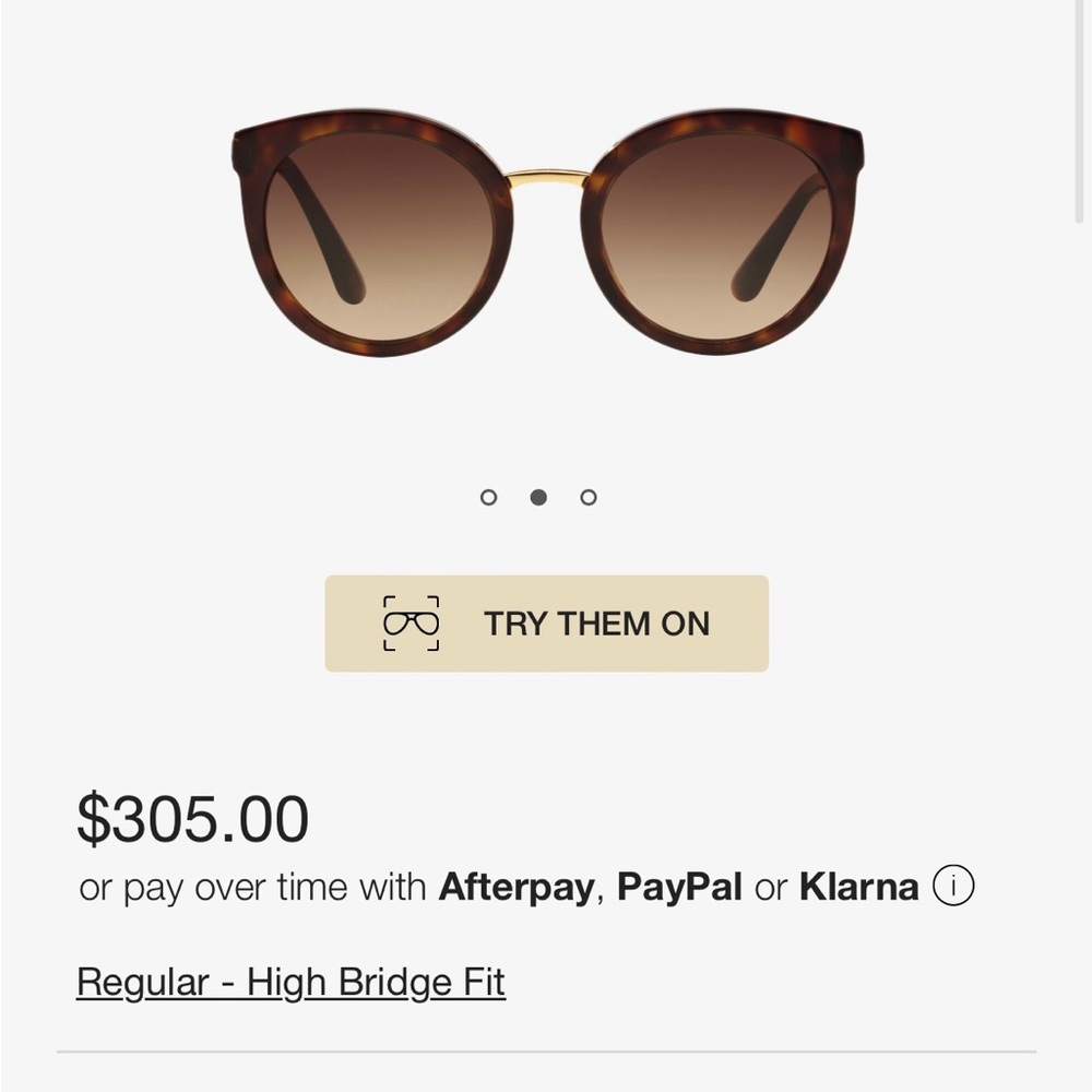 Dolce & Gabbana Havana Sunglasses